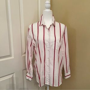 H&M 100% Striped Cotton Shirt